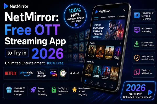 NetMirror: Free OTT Streaming App to Try in 2026